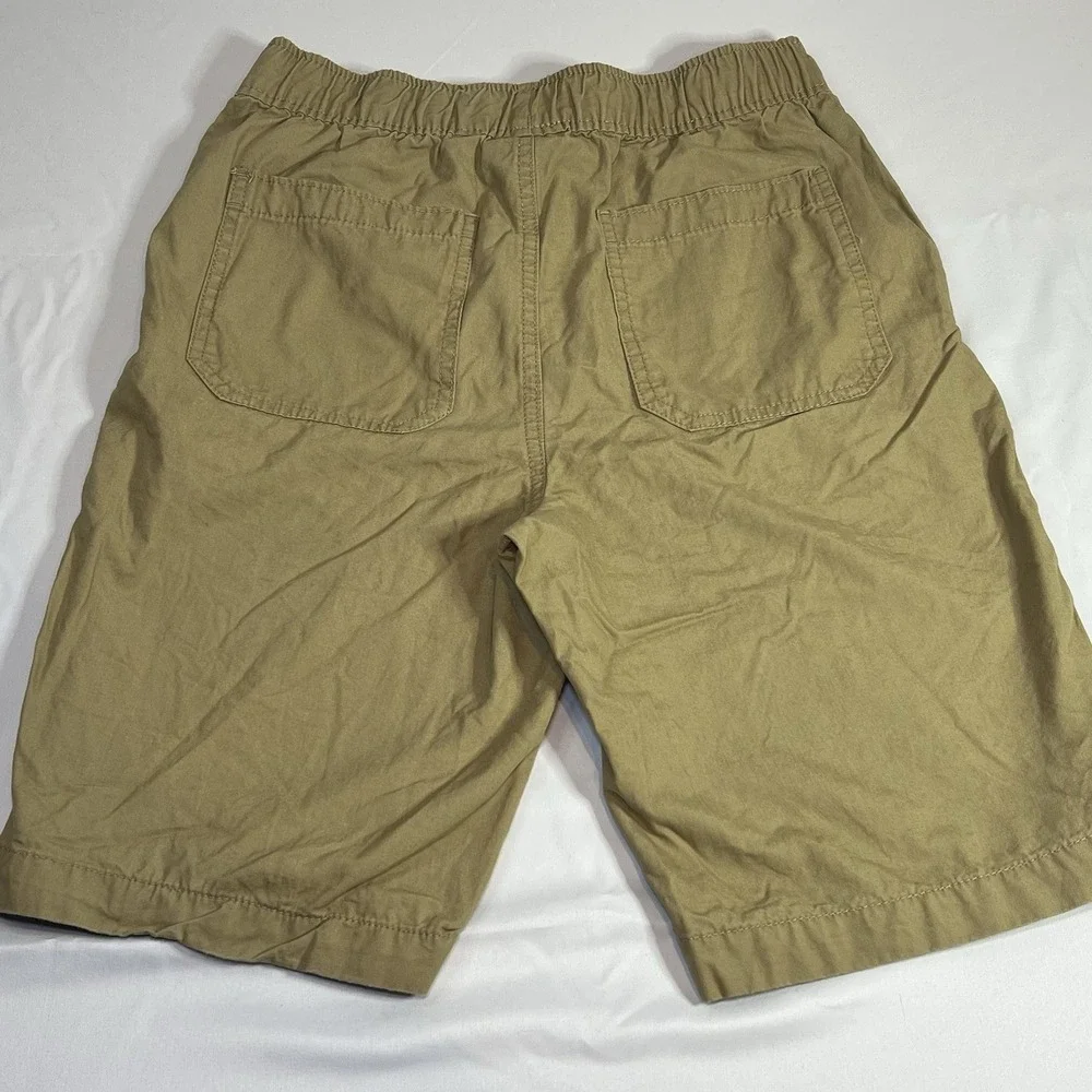 CHILDREN'S PLACE BOYS SIZE 14 KHAKI CARGO UNIFORM SHORTS ADJUSTABLE WAIST‎